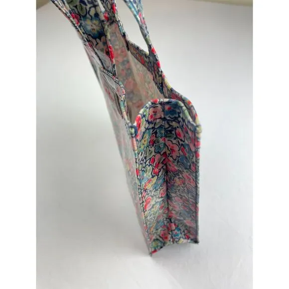 ~ Cath Kids Mini Tote Coated Canvas Bag London Cath Kidston Rare HTF Floral - Picture 10 of 10